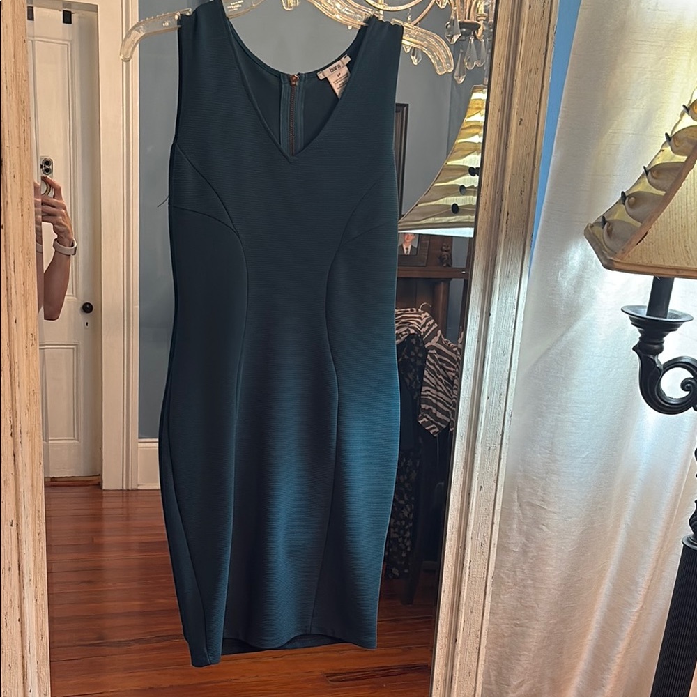 Bar III Teal Sleeveless Midi Dress